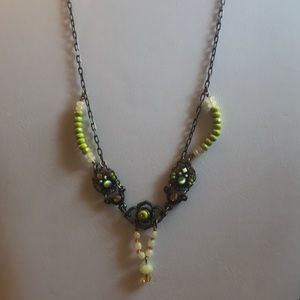 Green Beaded Necklace